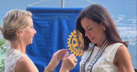 "Una ruota fiorita" per il 50° del Rotary Club Mendrisiotto