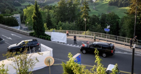 JD Vance è arrivato al Bürgenstock