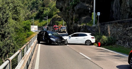 Scontro fra Solduno e Ponte Brolla, chiusa Via Vallemaggia