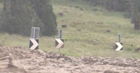 Uno smottamento blocca la strada del Lucomagno