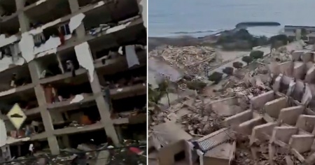 L'alba rivela la drammaticità della distruzione. Caracas devastata