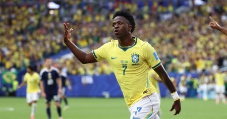 Vinicius trascina il Brasile al primo posto