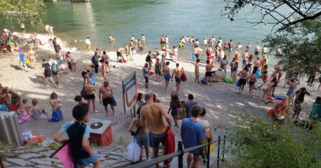 A Basilea si soffoca: raggiunti quasi 40 gradi