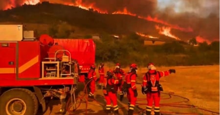 Già 15.400 ettari in fumo per l'incendio