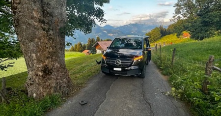 Auto contro un albero, sette persone ferite