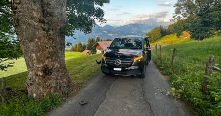 Auto contro un albero, sette persone ferite