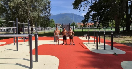A Bellinzona c'è una nuova palestra a cielo aperto