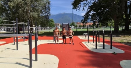A Bellinzona c'è una nuova palestra a cielo aperto