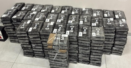 Intercettati 340 chili di cocaina purissima, del valore di 120 milioni di euro