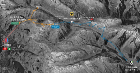 Da Airolo ad Andermatt con la funivia, al via lo studio di fattibilità