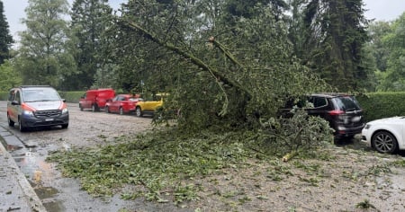 Temporale violento su Lucerna: oltre 60 richieste di soccorso