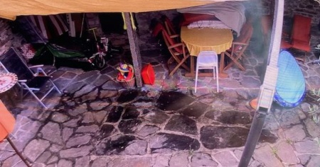 Caviano, esplosione notturna in un cortile