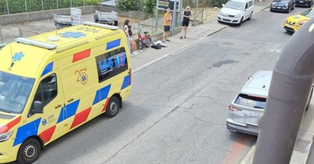 Incidente col motorino, ferito un anziano