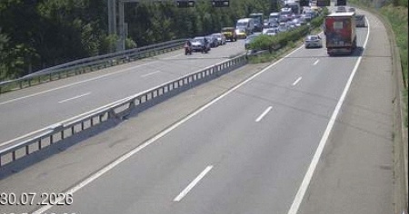 Incidente sull'A2, semafori accesi in direzione nord