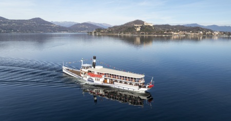 Il Piroscafo Piemonte torna a navigare sul Verbano svizzero