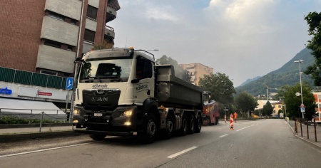 Il cantiere senza tregua di Viganello: «Siamo rimasti bloccati fuori casa»