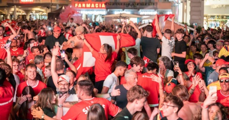 Gioca la Svizzera, anche a Lugano sarà notte libera