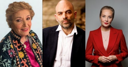 Maionchi, Parmelin, Saviano con Navalnaya: tutti i nomi di Endorfine 2026