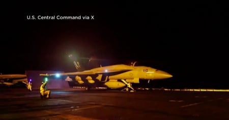 USA: «Colpite strutture militari iraniane nella notte»