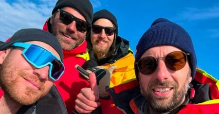Questi quattro svizzeri hanno remato più a nord di chiunque altro prima di loro