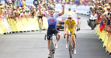 Pogacar controlla, Evenepoel vince, Vingegaard cade e dice addio al Tour