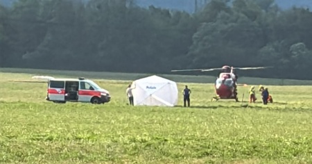 Recupero della Rega, allestita in un campo la tenda della scientifica