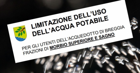 Restrizioni idriche a Morbio Superiore e Sagno