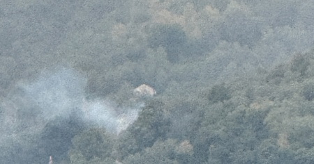 Incendio sopra Tesserete: «È stato un fulmine»