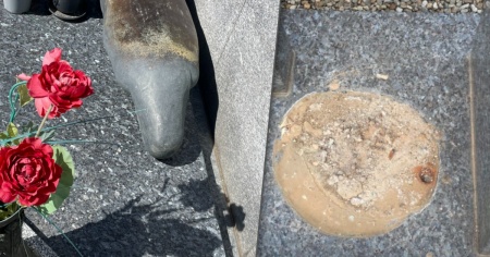 Vandalismo al cimitero: statue funerarie sparite nella notte
