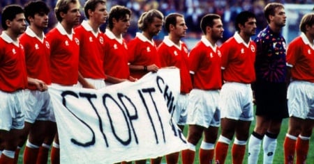 Come gli argentini: quella volta che la Nati fece scandalo con uno striscione