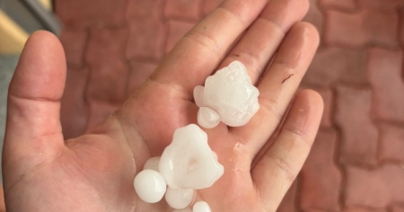 Temporali e grandine nell'Alto Ticino