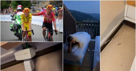 Ragnatele, muffa e letti sul balcone: il lato oscuro del Tour de France