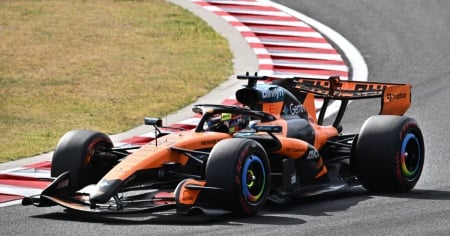 Lando Norris in pole a Budapest