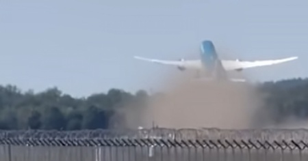Decollo da brividi: Boeing 787-9 rischia incidente a Monaco
