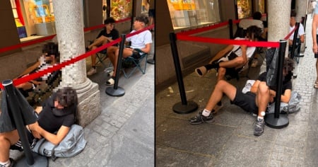 C'è ancora chi è in fila per il Royal Pop
