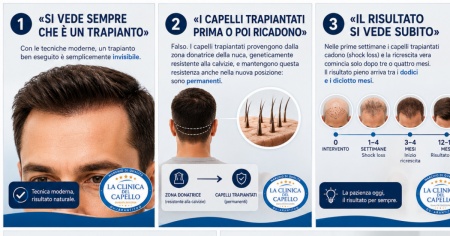5 falsi miti da sfatare sul trapianto di capelli