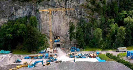 Nel cuore della montagna, i caveau per i mega-ricchi