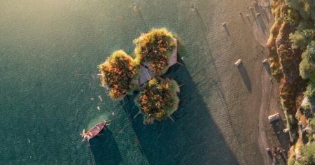La proposta: isole galleggianti sul Ceresio