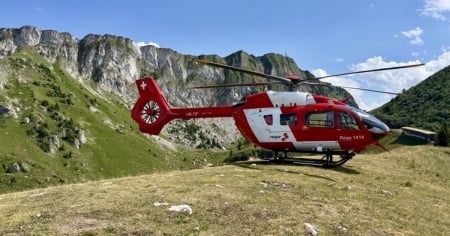 Ciclista caduto, trasportato in ospedale in condizioni critiche