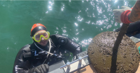 Dal Ceresio riemergono plastica, un casco, un arpione e tanti rifiuti
