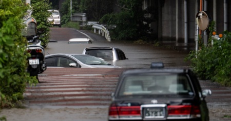 Il Giappone orientale è sott'acqua
