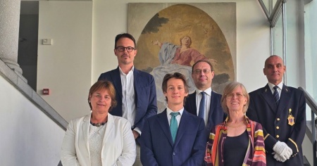Giorgio Anastasi giura a Palazzo Orsoline