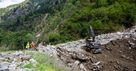 In attesa dei temporali di questa sera, la strada della Calanca resta chiusa