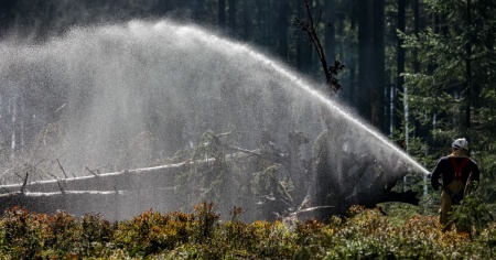 Alte Fagne, l'incendio è complessivamente «sotto controllo»
