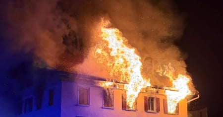 Incendio a Thusis, arrestata una persona