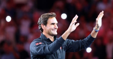 Federer, una notte di emozioni
