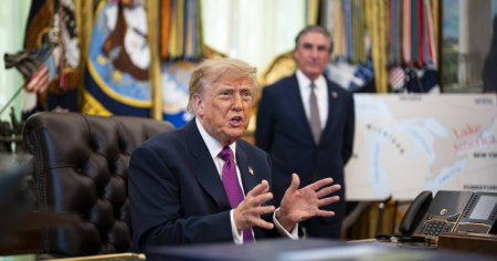 Trump cambia il nome di lago Ontario in lago America