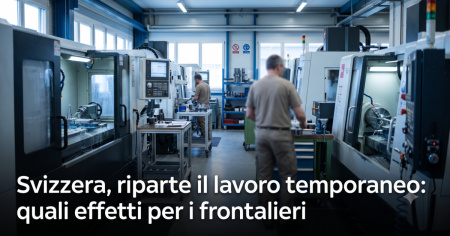 Svizzera, riparte il lavoro temporaneo: quali effetti per i frontalieri
