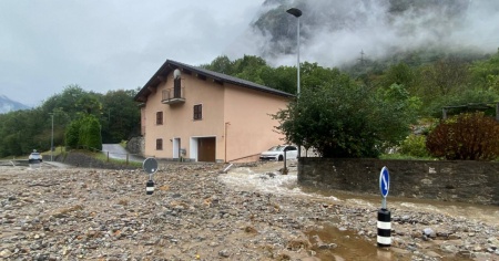 Maltempo in Mesolcina e Calanca: le strade rimangono ancora chiuse