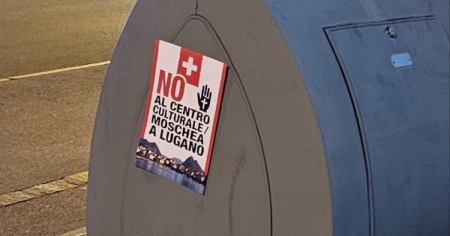 Lugano tappezzata di volantini contro la moschea